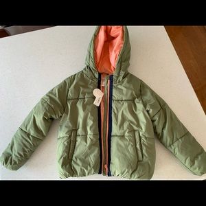 Gymboree Olive Green Puffer Jacket Size M (7-8)
